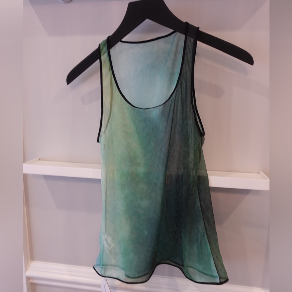 Wolford - Jellyfish Tank Top - Ocean Print - Size: XS
